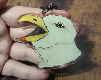 Seagull Double Sided Acrylic Keyring | Keychain, Charm, Accessories