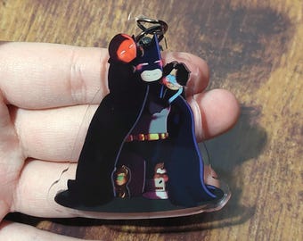 Family Time Double Sided Acrylic Keyring | Keychain, Charm, Accessories