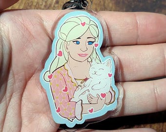Princess & Pauper Double Sided Acrylic Keyring | Keychain, Charm, Accessories