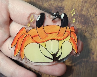 Ghost Crab Acrylic Keyring | Keychain, Charm, Accessories