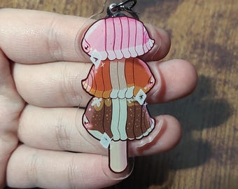 Isopop Isopod Acrylic Keyring | Keychain, Charm, Accessories