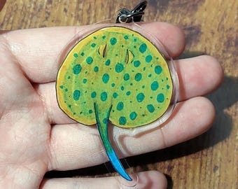 Spotted Ray Acrylic Keyring | Keychain, Charm, Accessories