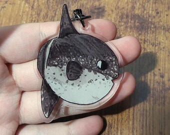 Sunfish Acrylic Keyring | Keychain, Charm, Accessories