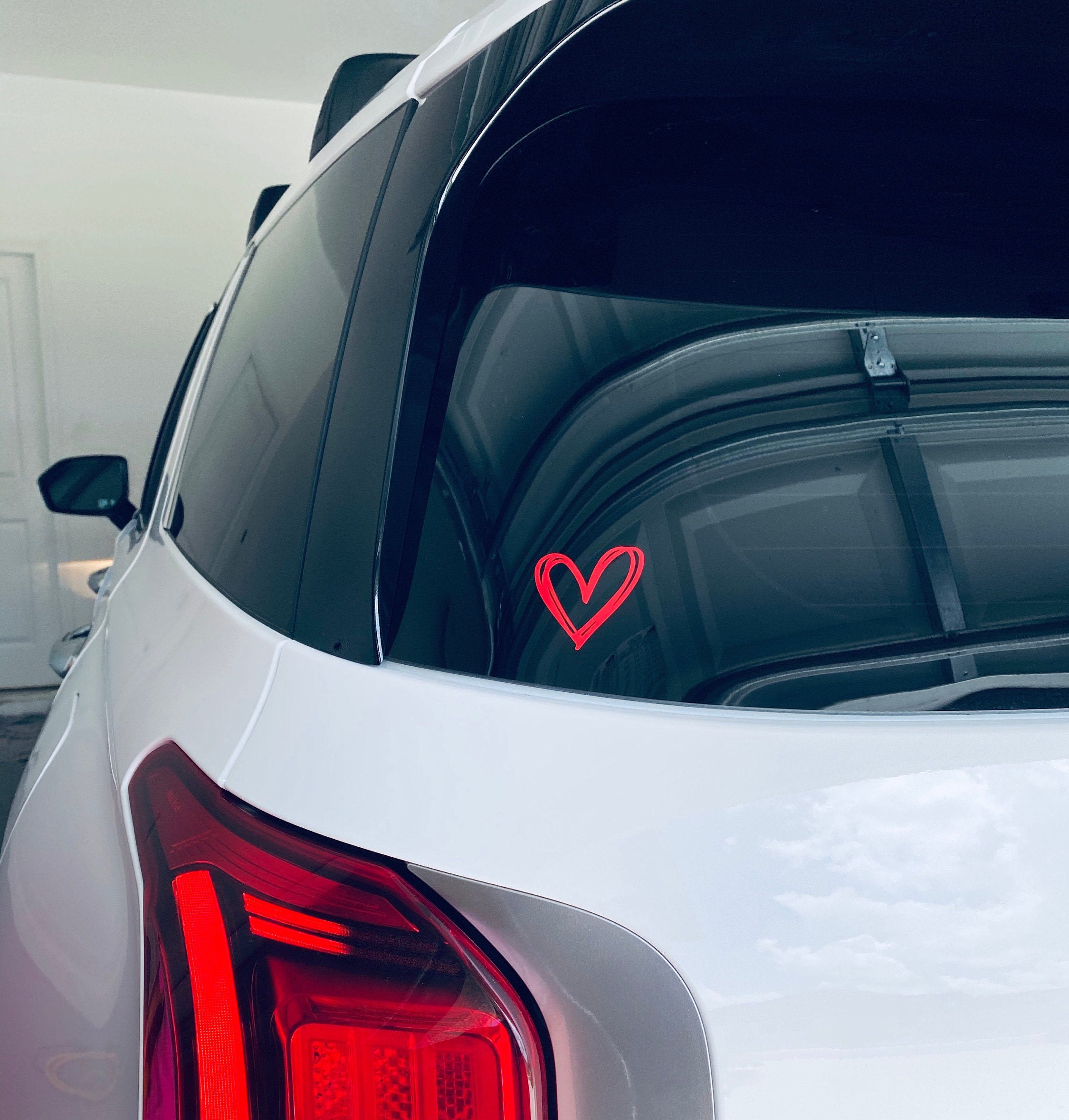 Heart Decals Cute Decals Heart Stickers Cute Heart Decal Etsy