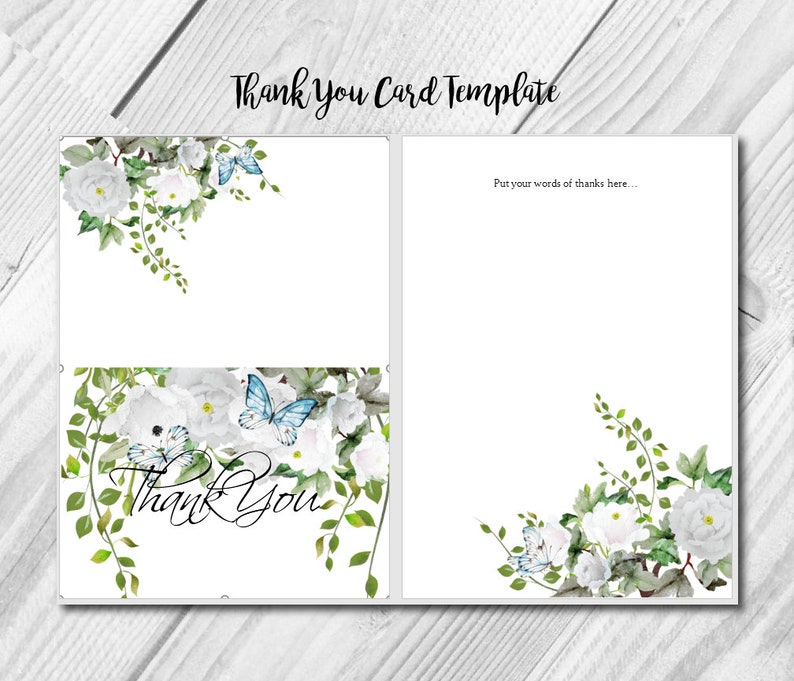Download Funeral Bundle Program/Bookmark/Thank You Template ...