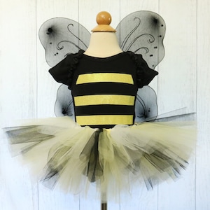 Baby Bumble Bee Halloween Costume Bumble Bee Halloween Costume,  Bumble Bee Wings Costume, Cute Baby Bumble Costume.