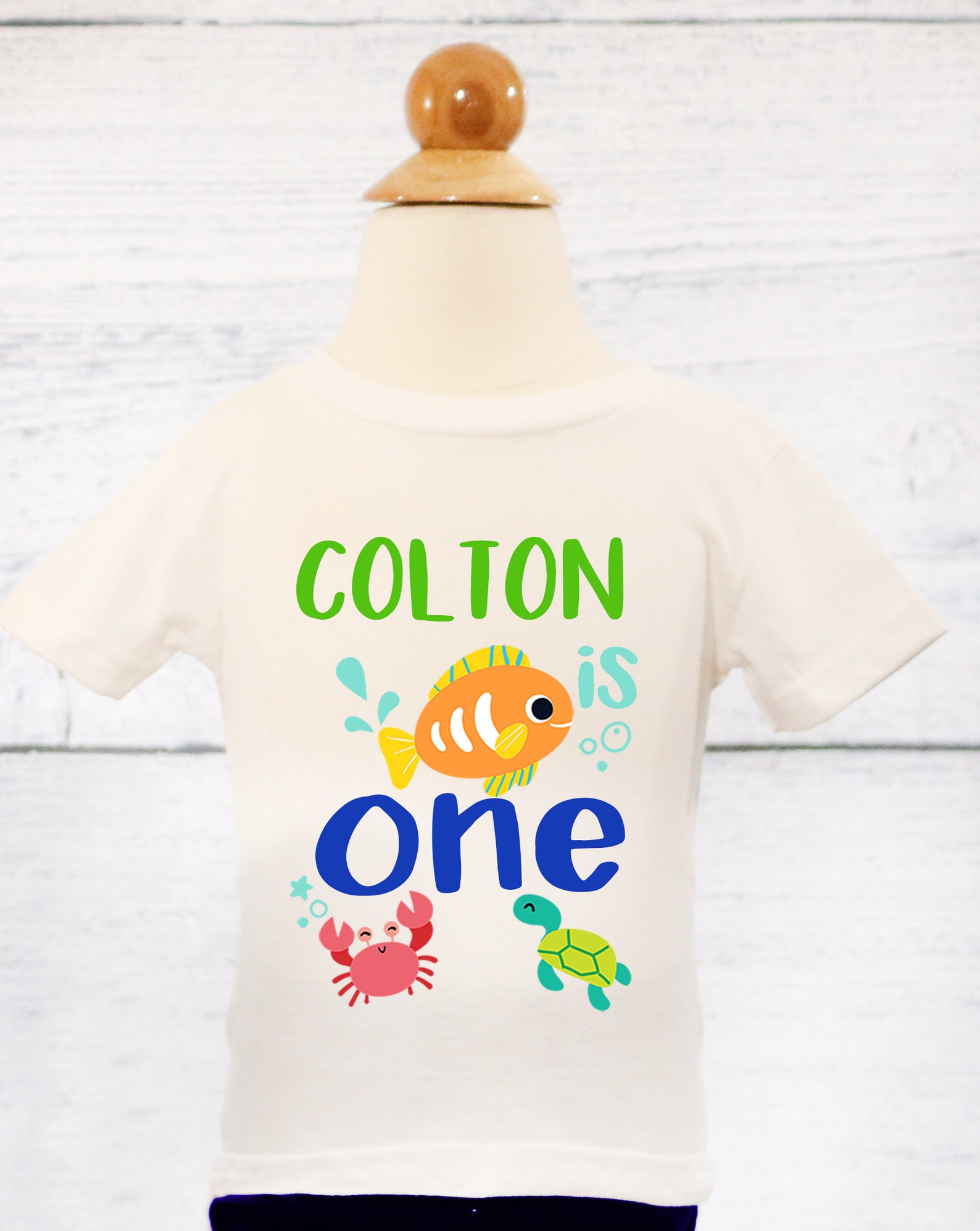 Under the Sea High Chair Banner & Tshirt Fish Highchair Etsy