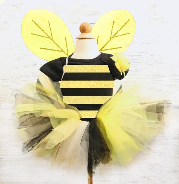 Bumble Bee Tutu Costume Outfit Bumble Bee Halloween Costume | Etsy