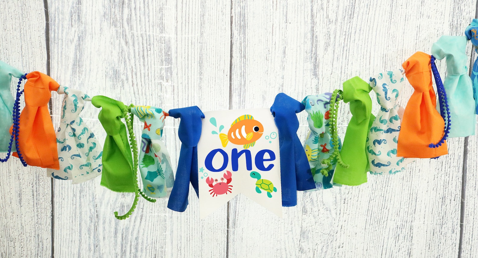 Under the Sea High Chair Banner & Tshirt Fish Highchair Etsy
