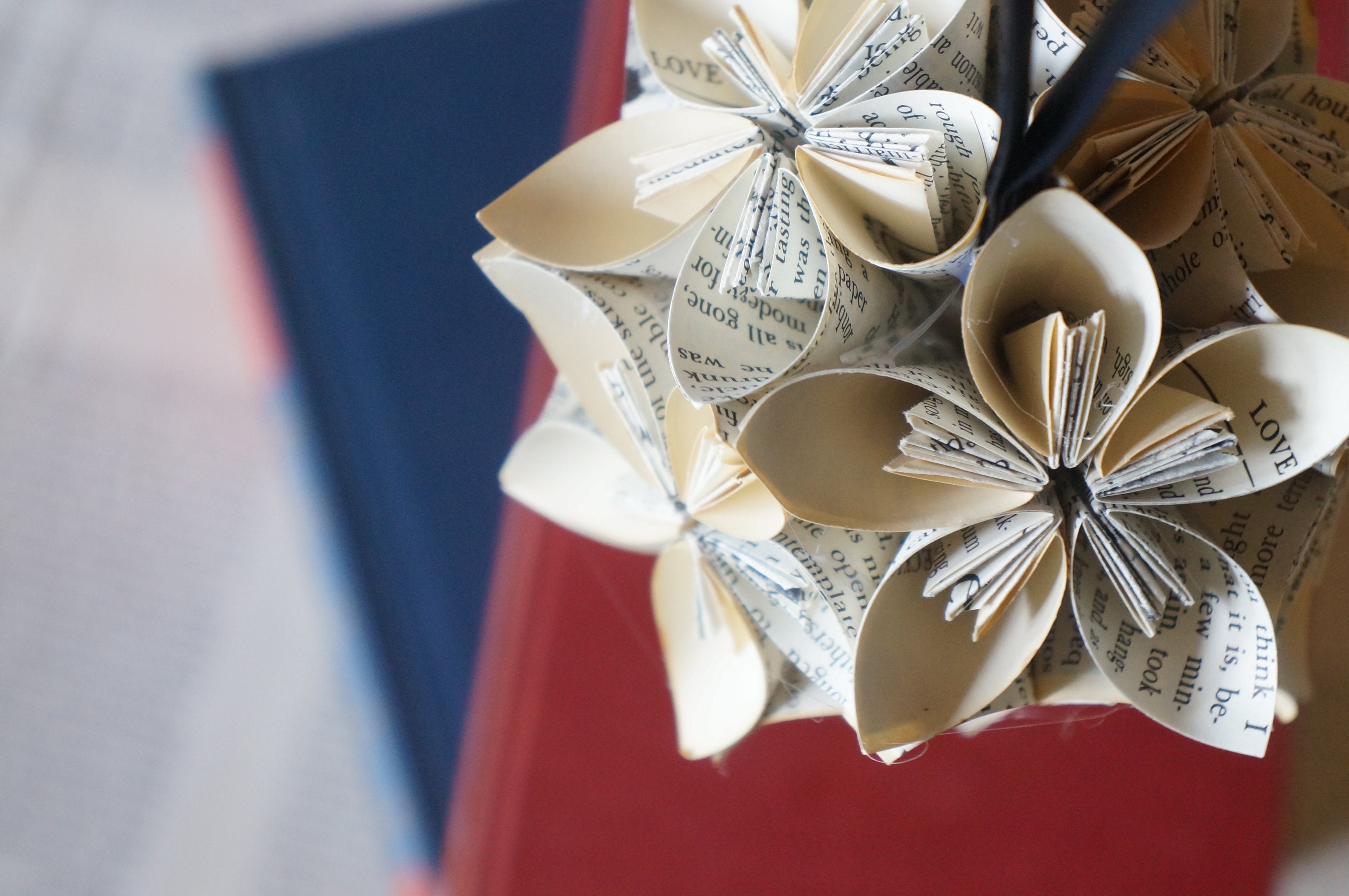 Book Page Ornament Christmas Teacher Gift Book-lover - Etsy