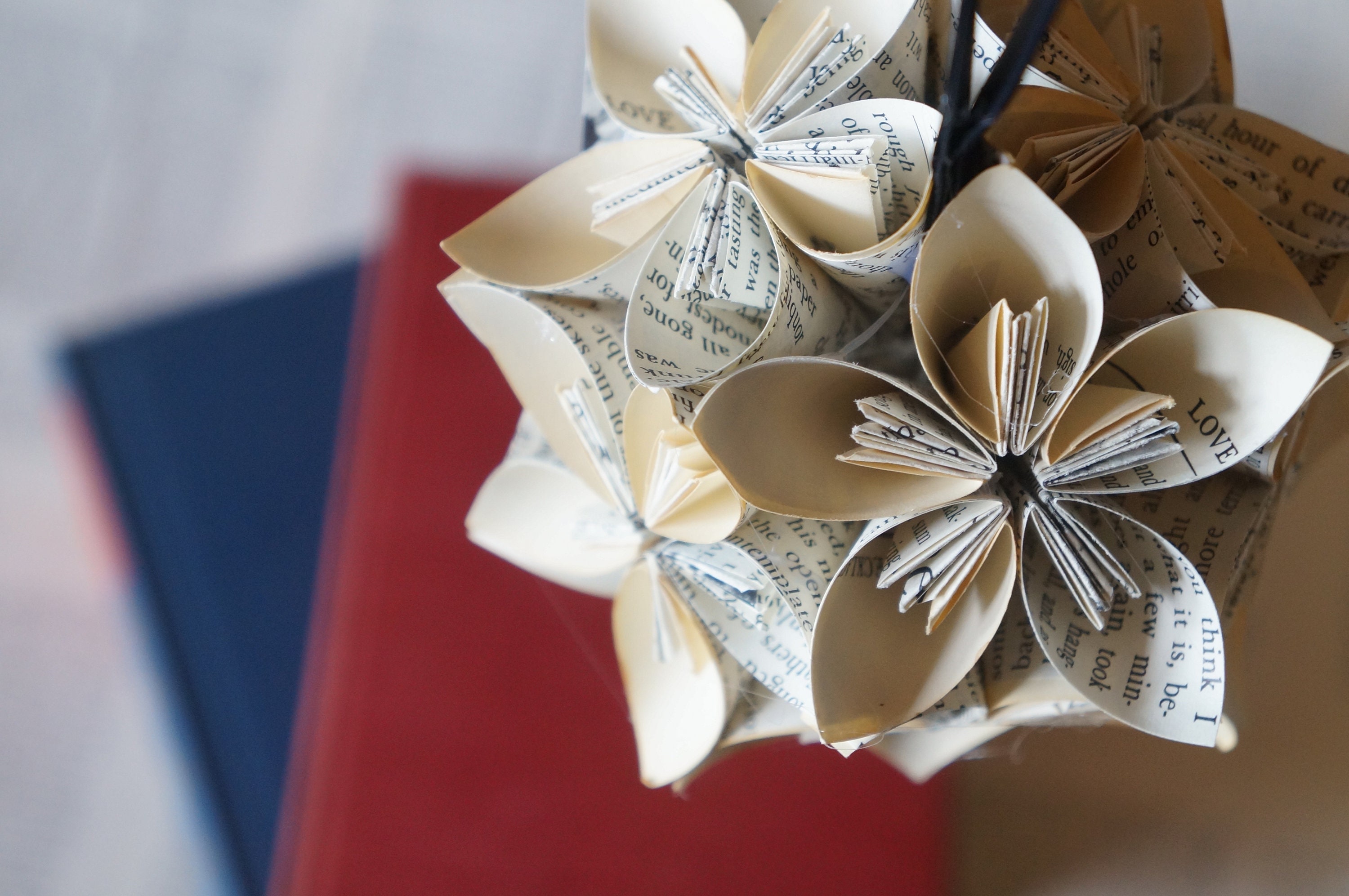 Book Page Ornament Christmas Teacher Gift Book-lover - Etsy