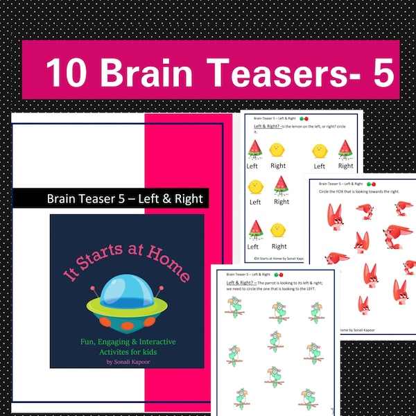 Brain Teaser Etsy