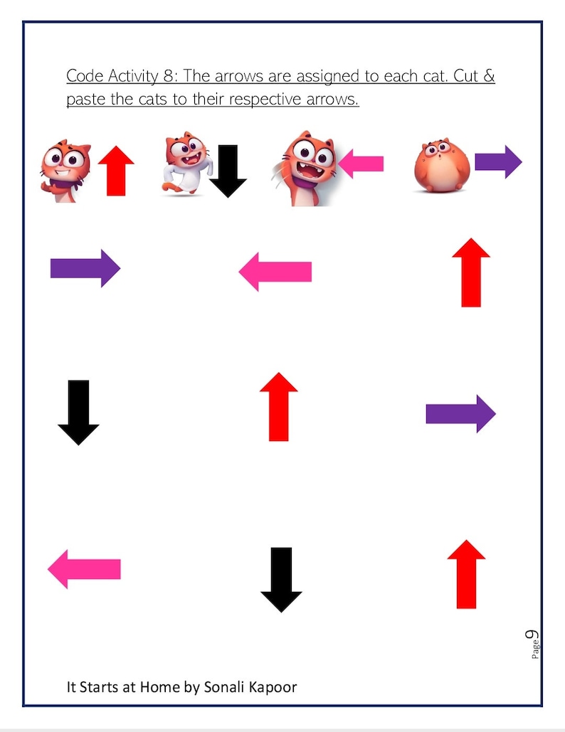 60 Coding Worksheets for Kids Education |no Computer| Algorithm ...