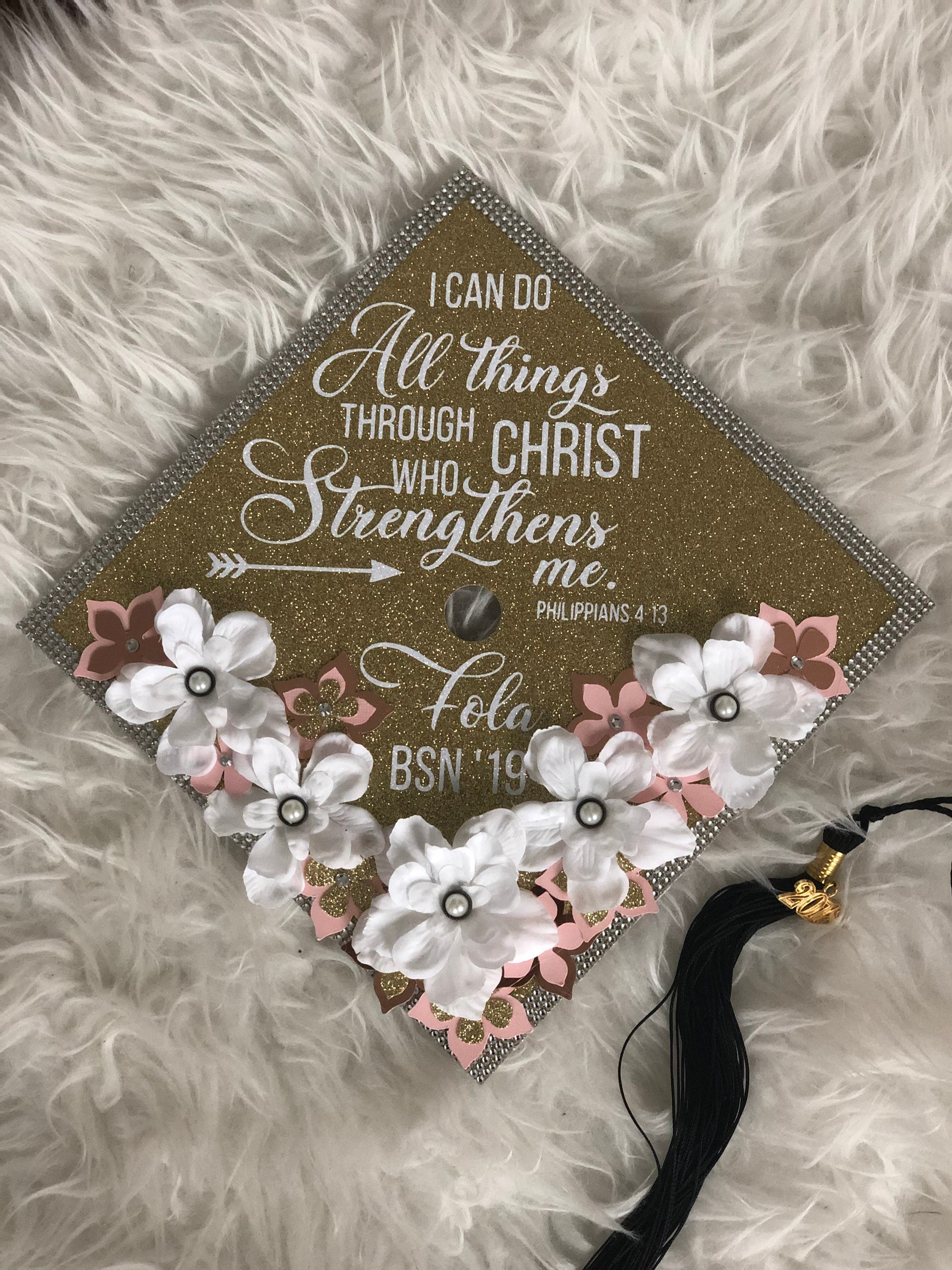 Custom Graduation Cap Topper: Personalized Mortarboard Design - Etsy