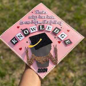 Custom Bling Mortarboard Topper| Custom Rhinestone Graduation Cap| Bling Grad Cap Topper| Custom Bling Grad Cap| Bling Graduation Cap|