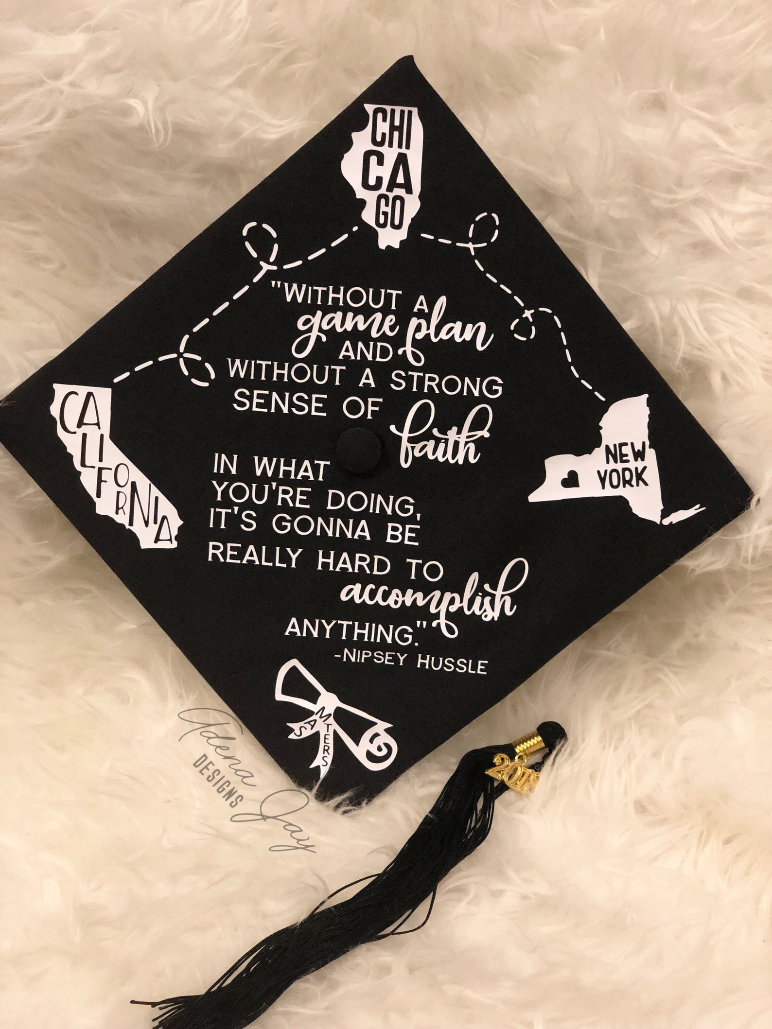Custom Graduation Cap Topper: Personalized Mortarboard Design - Etsy