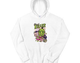 Funny Cereal Killer Breakfast Lovers Design Jason edition Unisex Hoodie