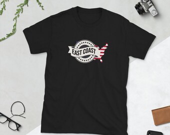 East Coast USA Pride Design Gift Short-Sleeve Unisex T-Shirt
