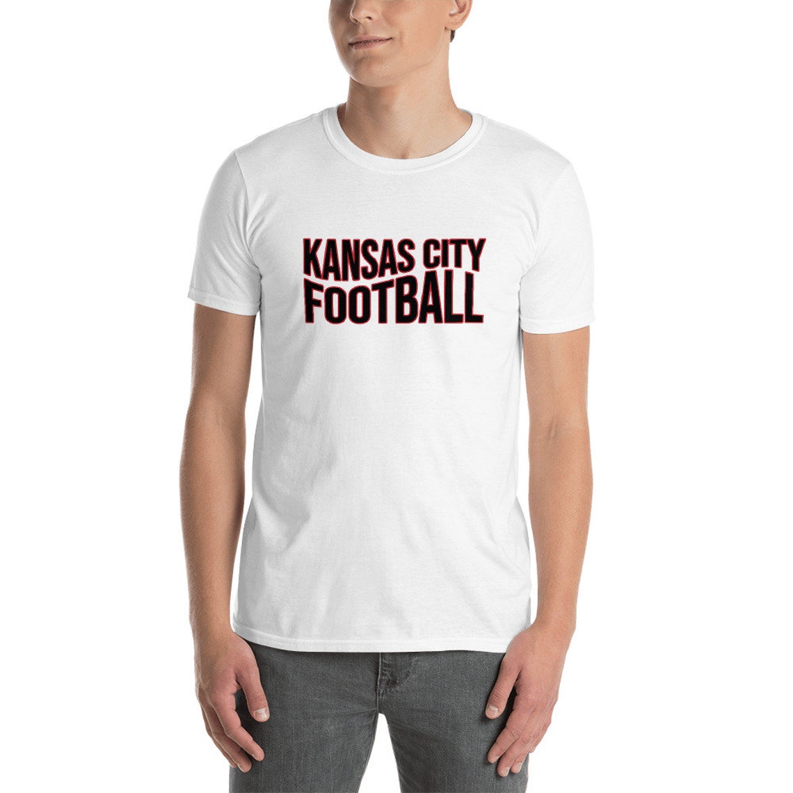 Kansas City Football Shortsleeve Unisex Tshirt Etsy