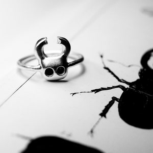 Little Hollow Knight Ring, Sterling Silver, Handmade, Inspired by Hollow Knight Ring