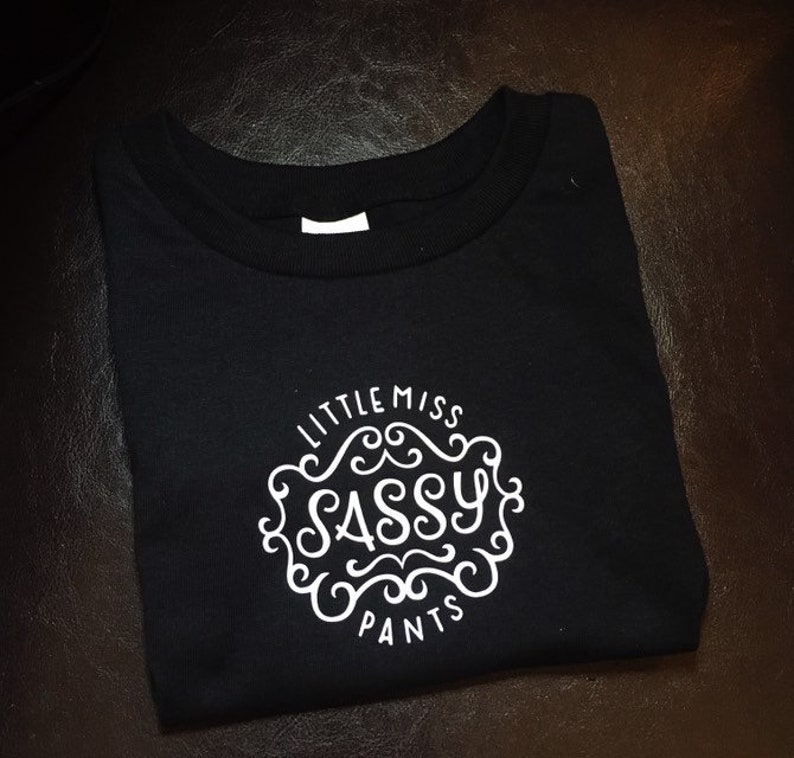 little miss sassy pants t shirt