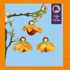 Sunflower balls  PDF felt pattern  step-by-step photos