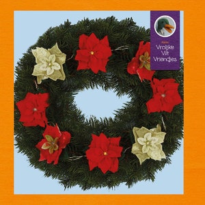 Christmas star lights garland