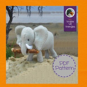 Elephant and mouse PDF Pattern