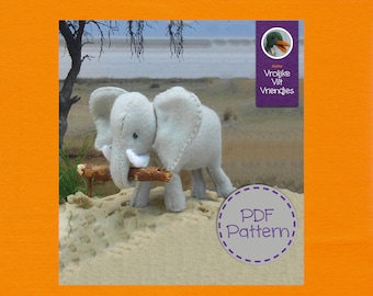 Olifant en muis PDF-patroon