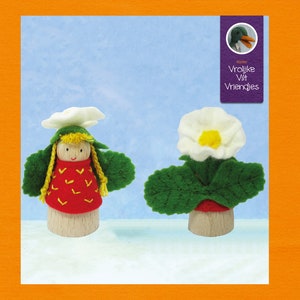 Strawberry flower doll pdf pattern