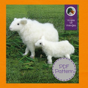 Mother sheep with lamb-PDF pattern & Turorail