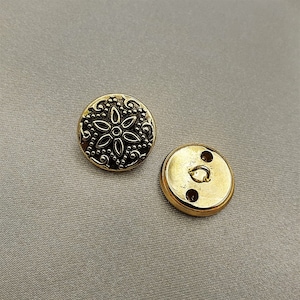 Vintage metal buttons 18mm 10pz knitwear, jacket, pants, dress man, woman