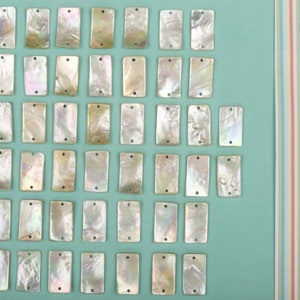 Mother of pearl buttons 12x22mm 50pcs knitwear, jacket, suit, linen man, woman, child, diy