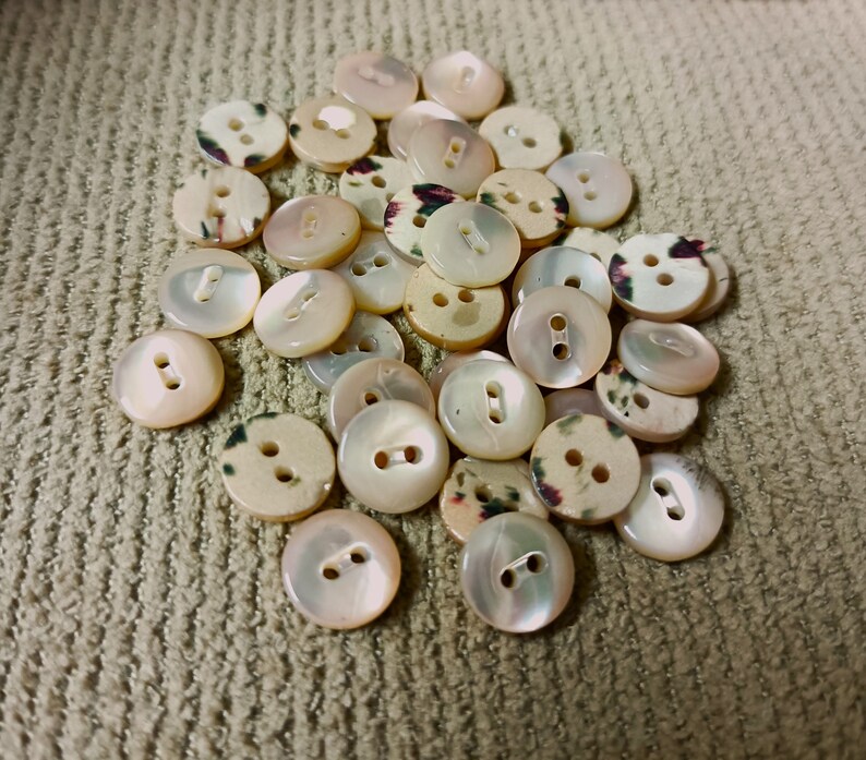 mother-of-pearl buttons in various colors 10 mm 10pcs shirt, shirt, underwear, dress, DIY for men, women rosa antico