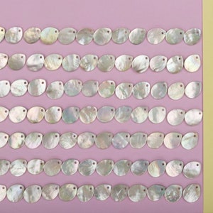 Mother of pearl buttons drop 15mm 50pcs knitwear, jacket, suit, linen man, woman, child, diy