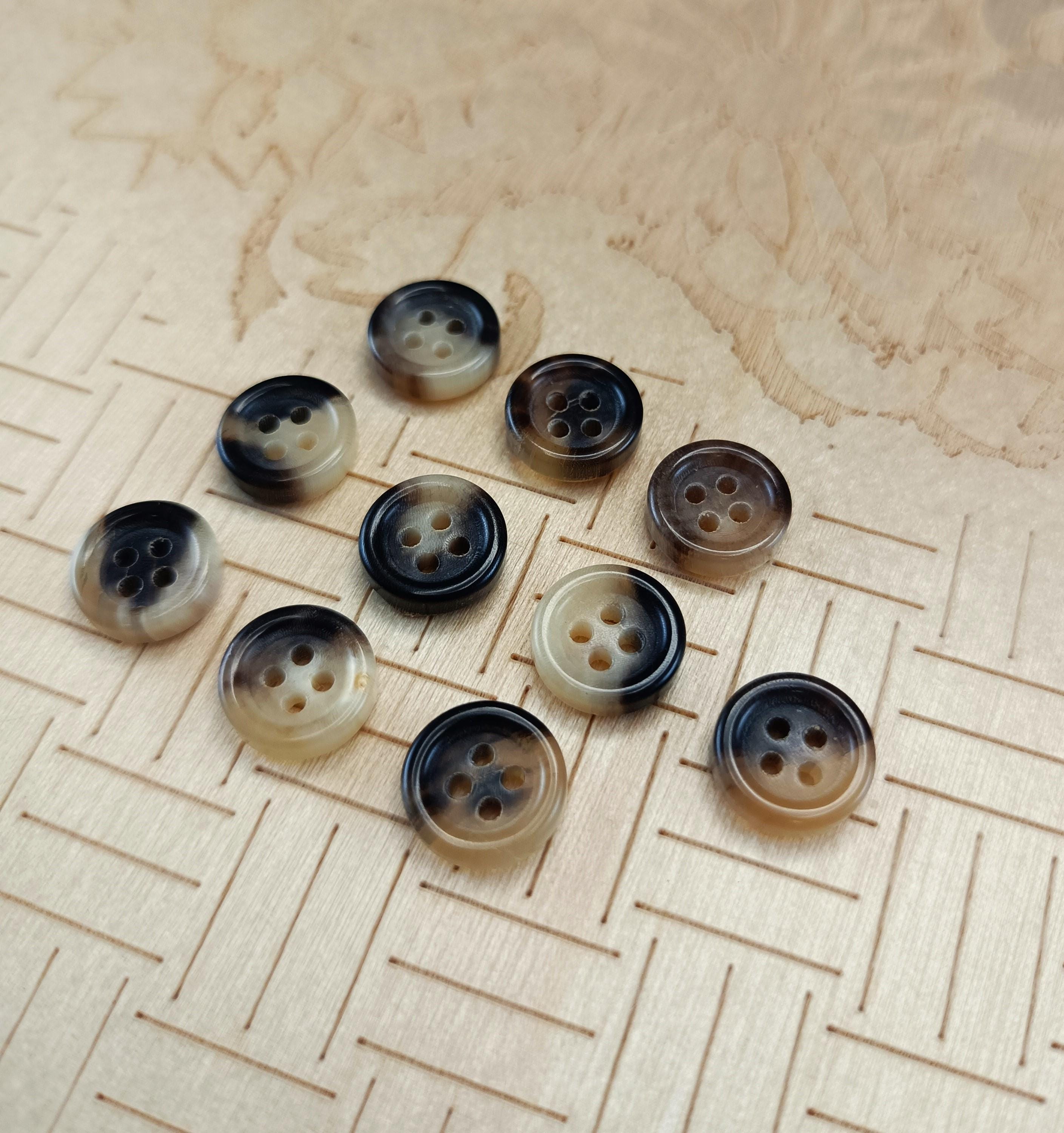 10 pezzi di bottoni rotondi in resina in stile cinese - Bottoni da cucito