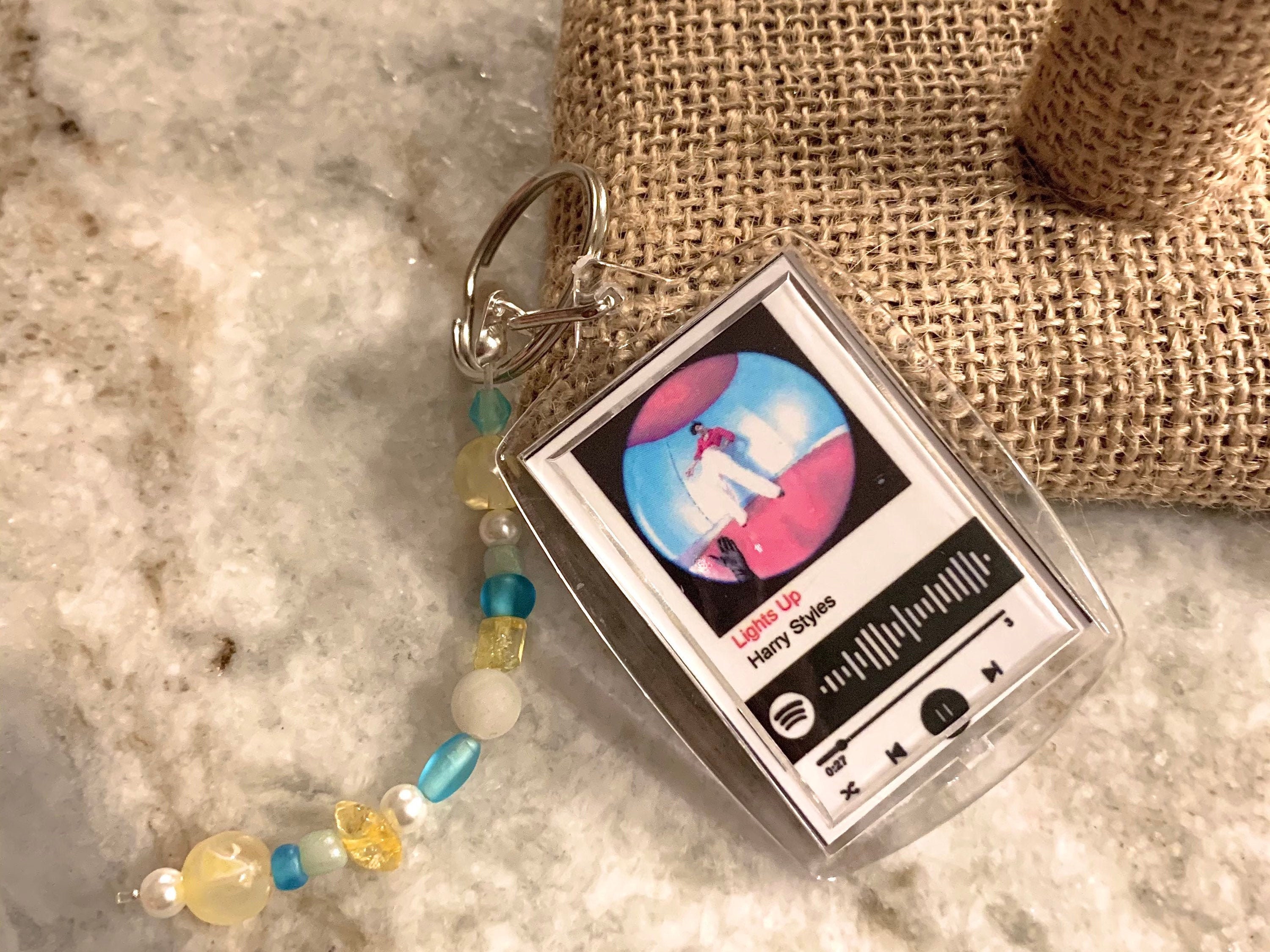 Spotify Scan Customizable Keychain Etsy
