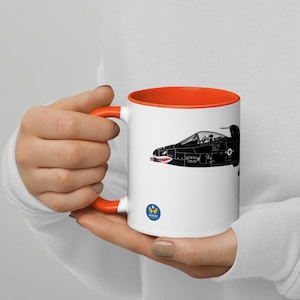 Warbird Illustrationen: A-10 Thunderbolt II Silhouette Kaffeebecher