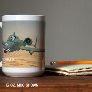 Fairchild Republic A-10 Thunderbolt II Luftfahrt Kunst Tasse | &quot;Kaffeebecher mit Tank Buster Motiv