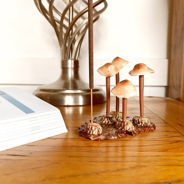 Magic mushroom incense holder