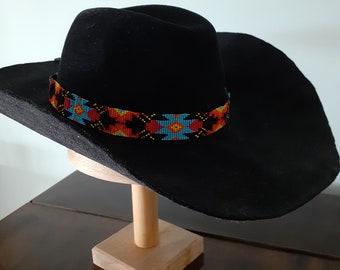 Black felt cowboy hat