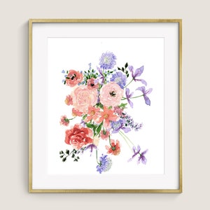 Floral Bouquet No. 5 Fine Art Print