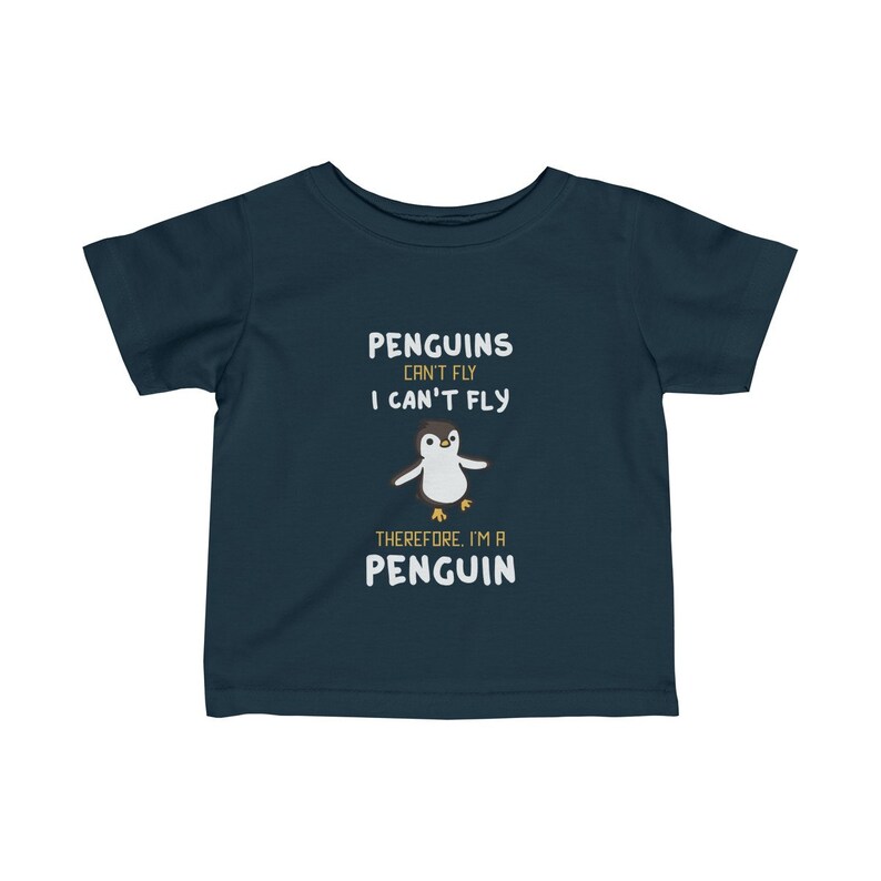 Baby Penguin Shirt Youth Penguin Shirt Cute Penguin Infant Tee Funny I/'m Not A Penguin Kids Shirt 6M-24M