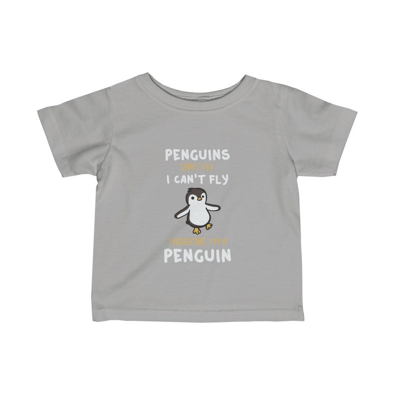 Baby Penguin Shirt Youth Penguin Shirt Cute Penguin Infant Tee Funny I/'m Not A Penguin Kids Shirt 6M-24M