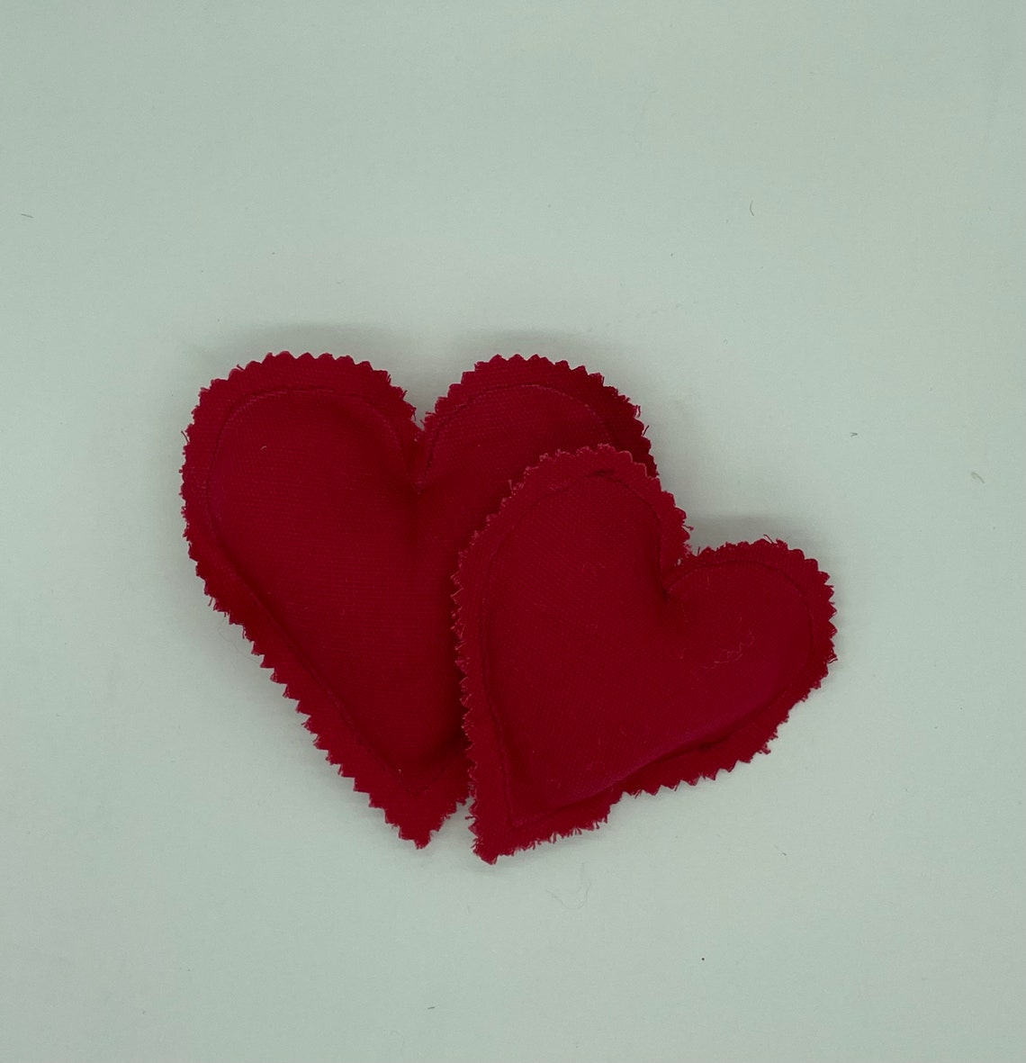 Handmade Fabric Heart Decorations, Farmhouse Hearts Etsy UK