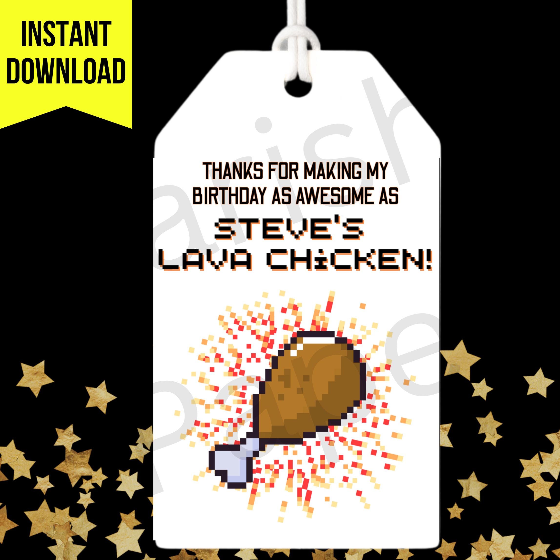 Mine Movie Printable Favor Tags