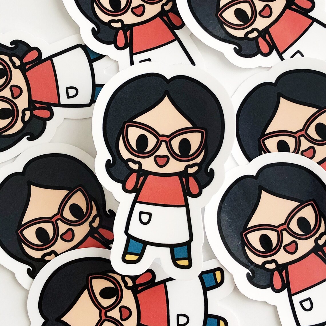 Bobs Burgers Stickers Set of 5 Etsy