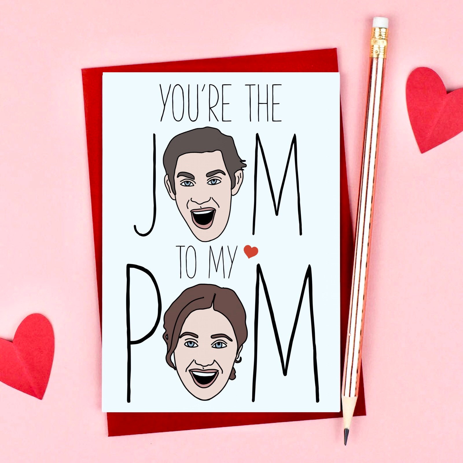 Funny Jim To My Pam The Office Inspired Valentines Day Card Etsy