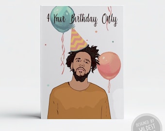 4 Your Birthday Only - Happy Birthday Card For Friend, Boyfriend, girlfriend, Fan art, Birthday Gift