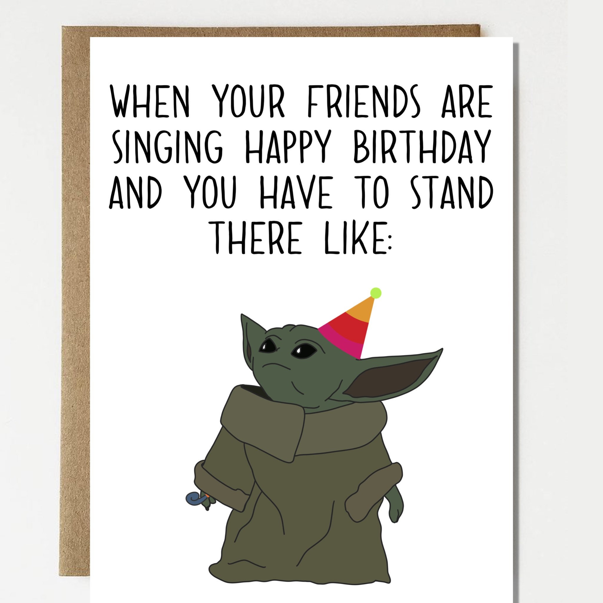 Funny Birthday Card Birthday Gift Happy Birthday Etsy